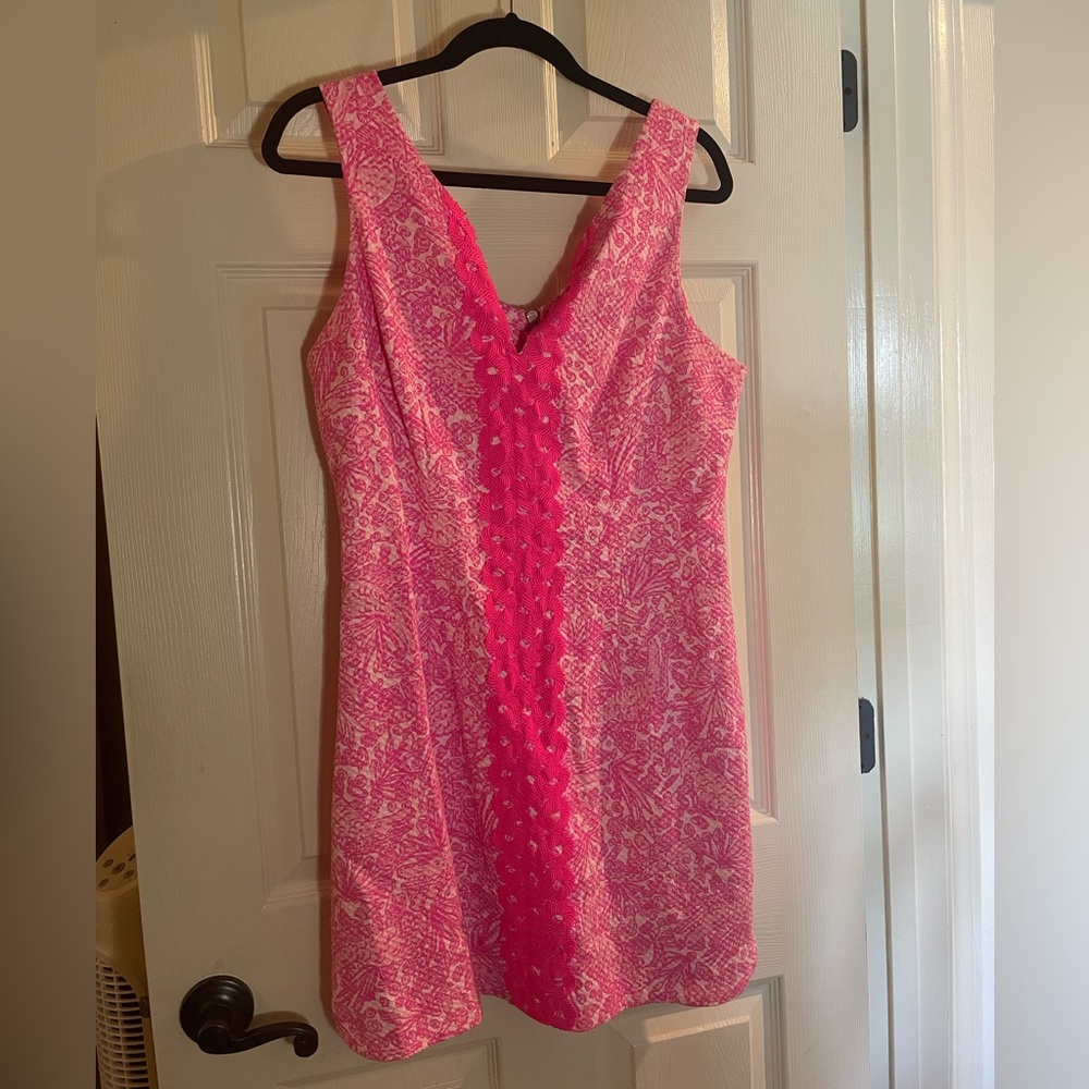 Lilly Pulitzer (Lilly for Target) pink and white dress.